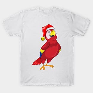 Parrot with Santa hat T-Shirt